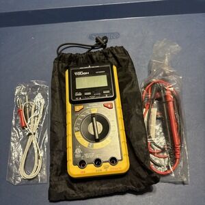 Hyper Tough 10709WDI Digital Multimeter Non-Contact Voltage CAT III w Leads